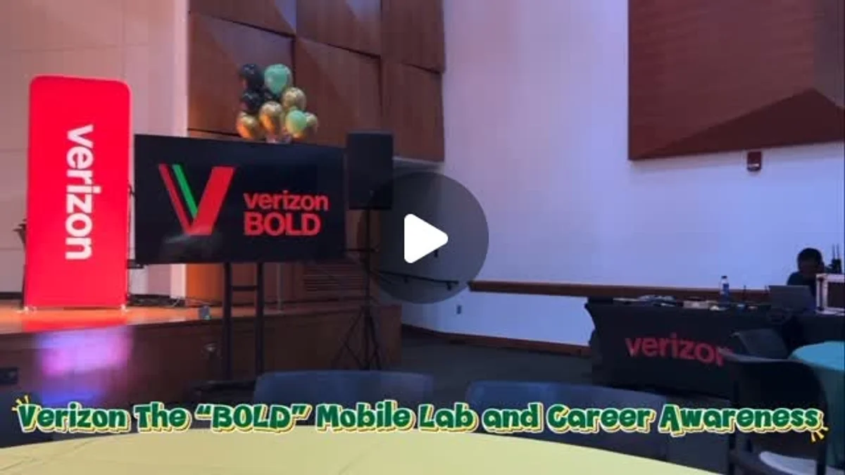 Capturedbychris Media on Instagram: "Tuesday, Verizon came to Norfolk State University and held a Mobile Lab and Career awareness event for students.

I had the opportunity to listen, learn, and connect with top executives from Verizon that look just like me!

Very grateful for the opportunity!

Were you at the Verizon event?👀

#journalism #multimedia #verizon"