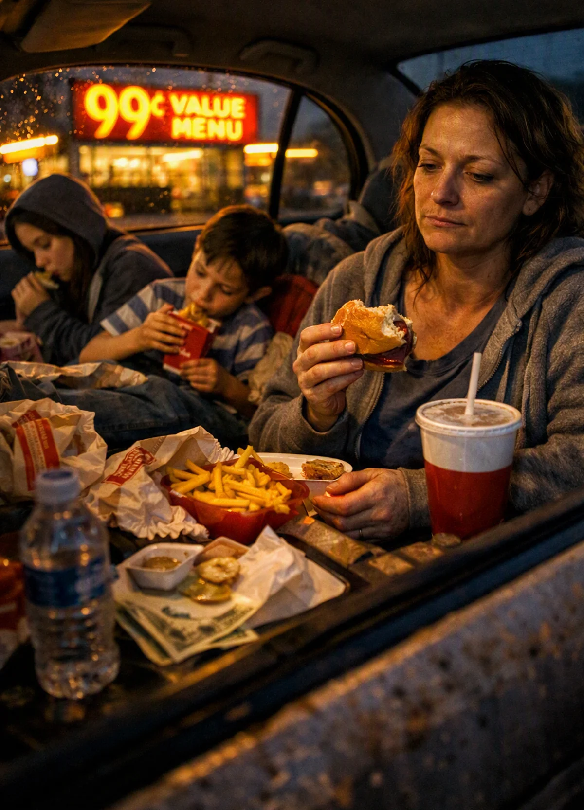 When Poverty Forces Petal Families to Eat From Drive‑Thrus