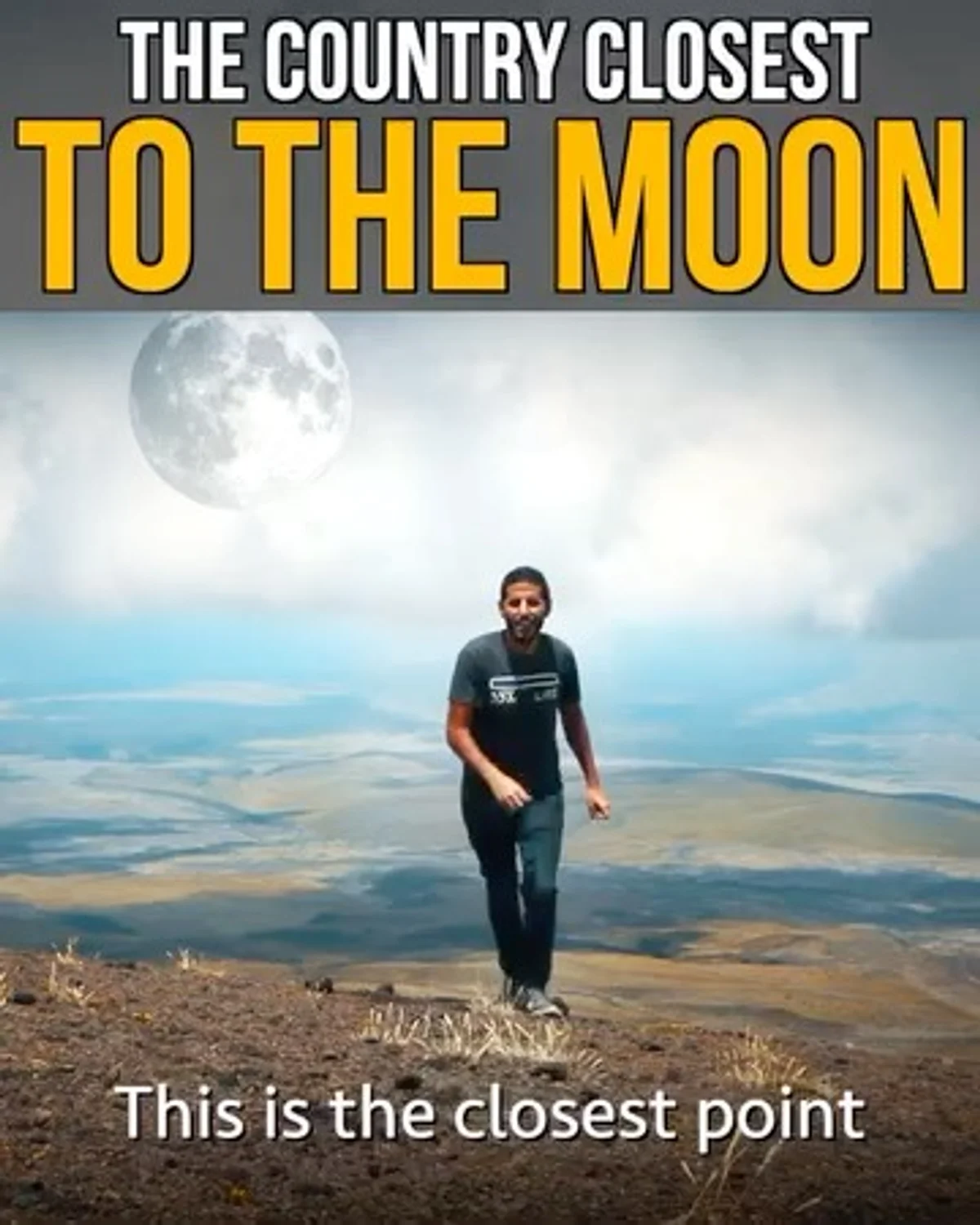9.1M views · 182K reactions | This is the country closest to the moon - yes, the moon!

Let me take you to one of the most interesting countries in the world. | Nas Daily