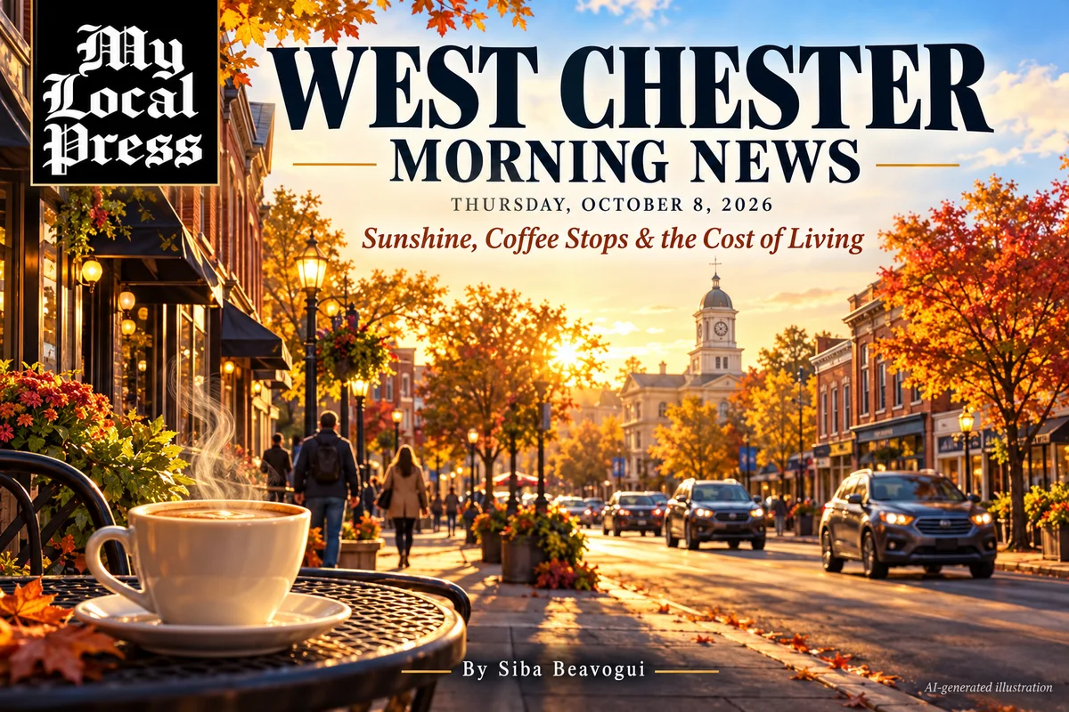 WEST CHESTER MORNING NEWS — October 8: Sunshine, Coffee Stops and the Cost of Living