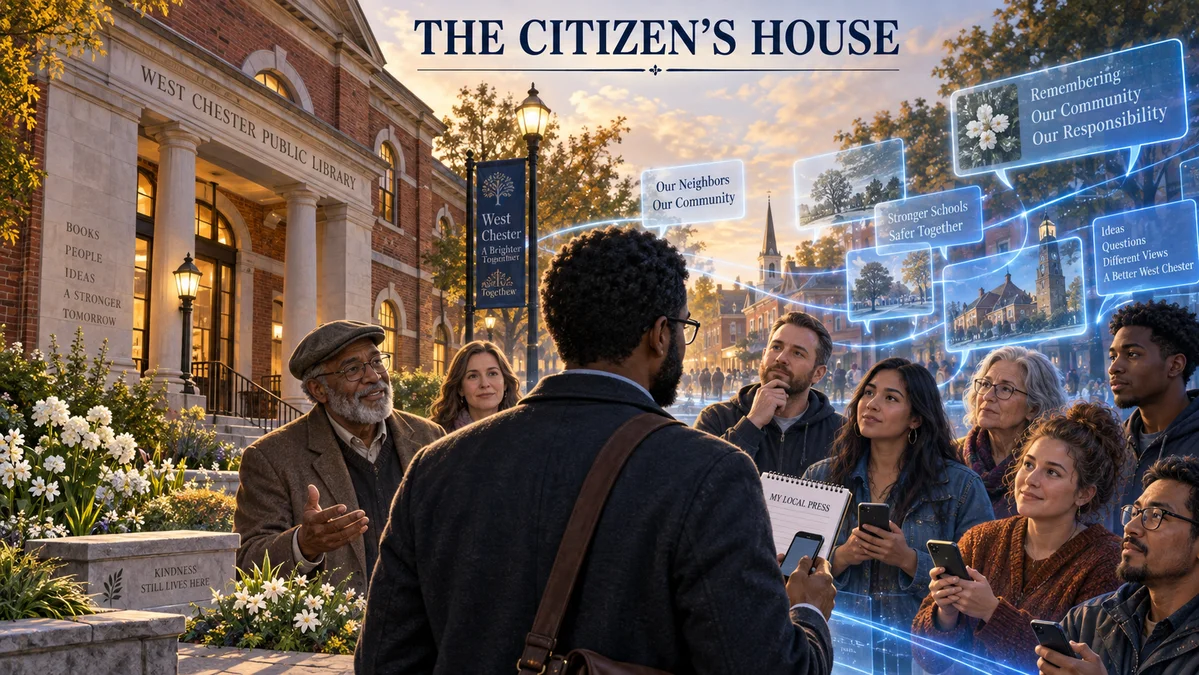 THE CITIZEN’S HOUSE  BIANCA’S MEMORY TURNS A DEBATE INTO A WEST CHESTER HANDSHAKE