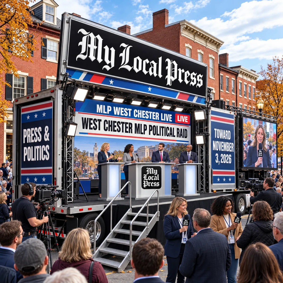 WEST CHESTER MLP POLITICAL RAID — NOVEMBER IS ALREADY ROARING IN THE STREETS