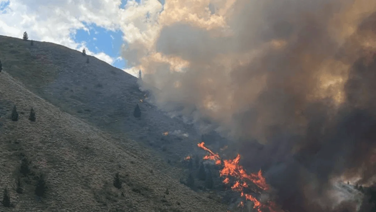 New fire reported off Ohio Gulch Road northeast of Hailey