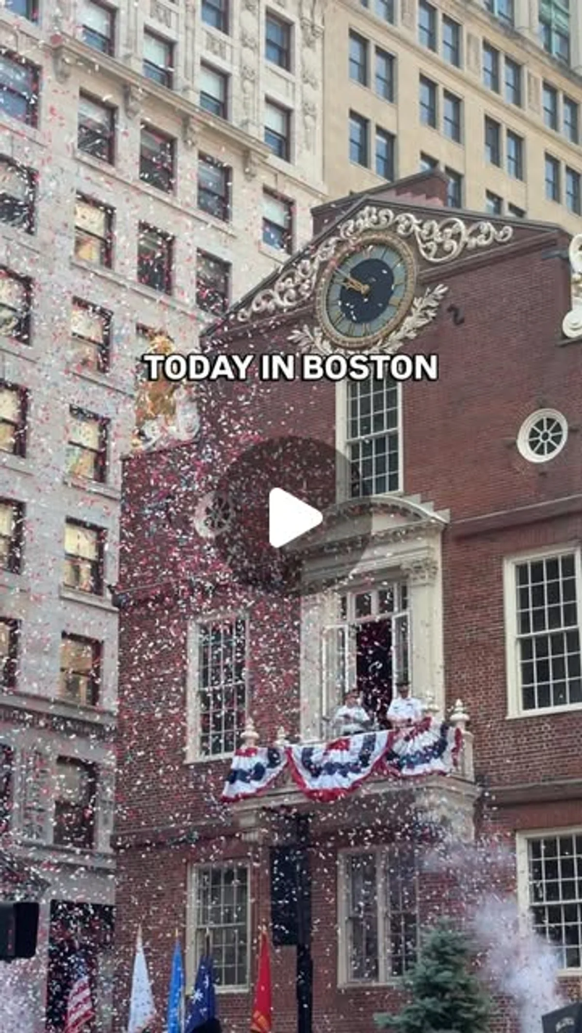 Caroline Barry on Instagram: "250 years later and Boston still knows how to throw the best birthday party in the country. 🎆🇺🇸

This morning I watched the City of Boston’s July 4th Procession step off from Copley Square, led by the Ancient and Honorable Artillery Company, wreaths laid at Granary Burying Ground, and it all ended with the Declaration of Independence read aloud at the Old State House. 

Boston Harborfest festivities continue throughout the afternoon, all leading up to tonight’s Boston Pops Fireworks Spectacular on the Esplanade! 

Happy Independence Day, Boston. 🎇@massachusetts250 

#makebostonhome #BostonHarborfest #Boston4thofJuly #MA250"