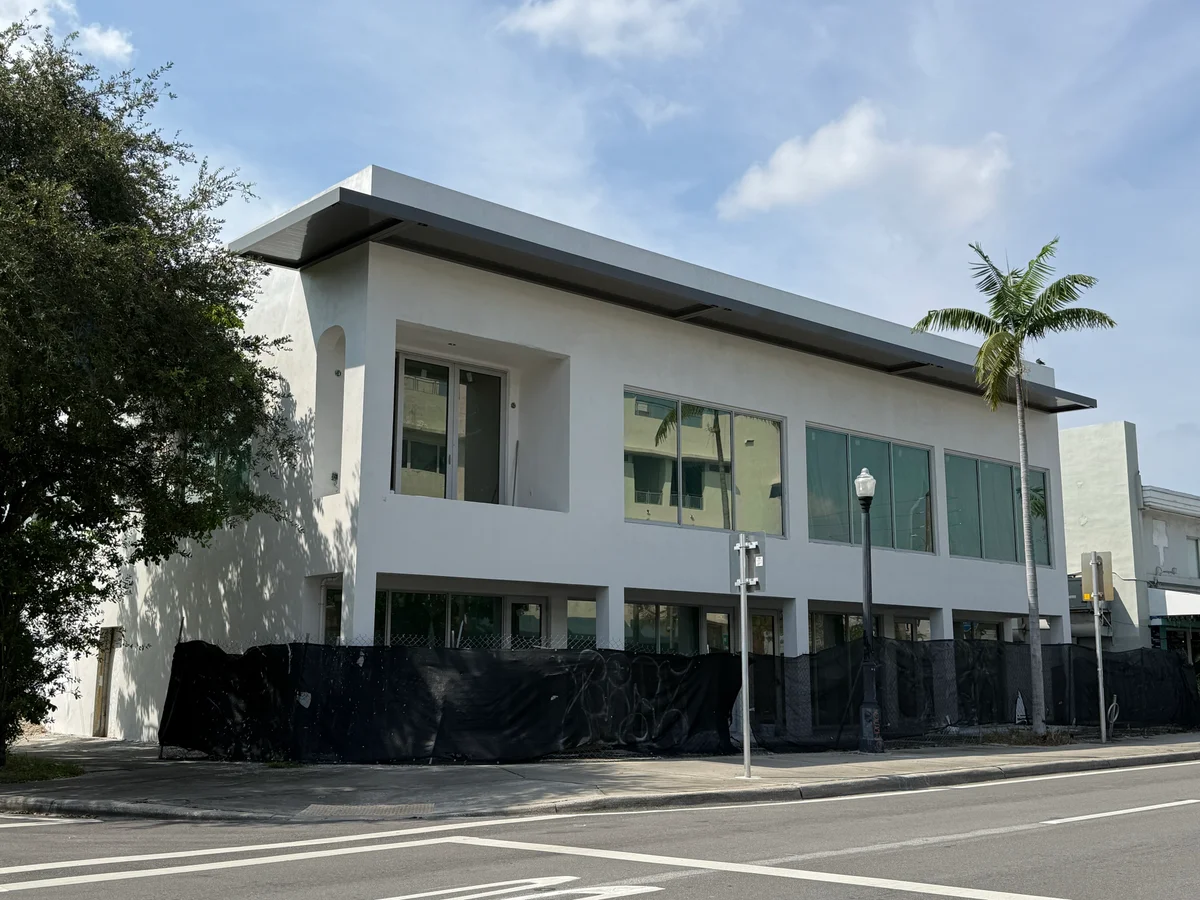 Renovation Progresses at 6700 Biscayne Blvd, Continuing MiMo District's Commercial Revival