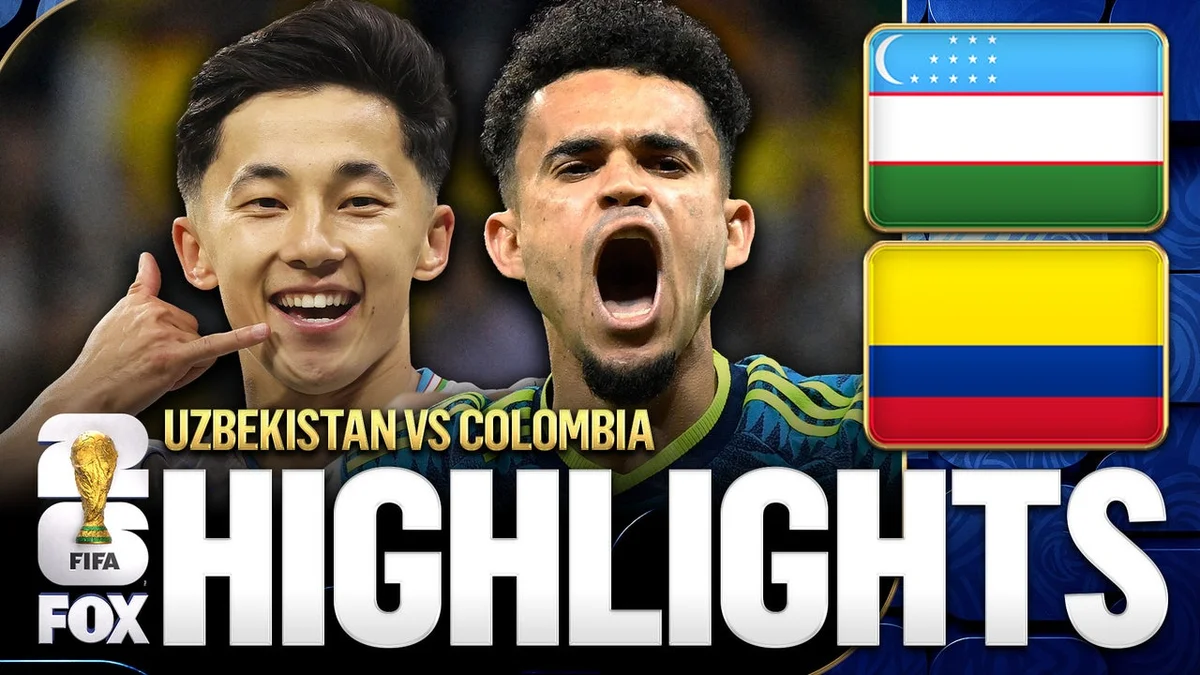 Uzbekistan vs Colombia Highlights | 2026 FIFA World Cup™ | FOX Sports