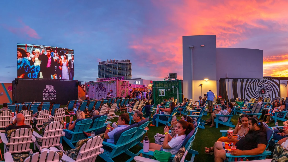Rooftop Cinema Club South Beach - Outdoor Movies in Miami
