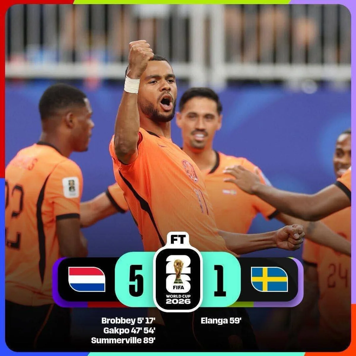 NETHERLAND OVERPOWER SORRY SWEDEN