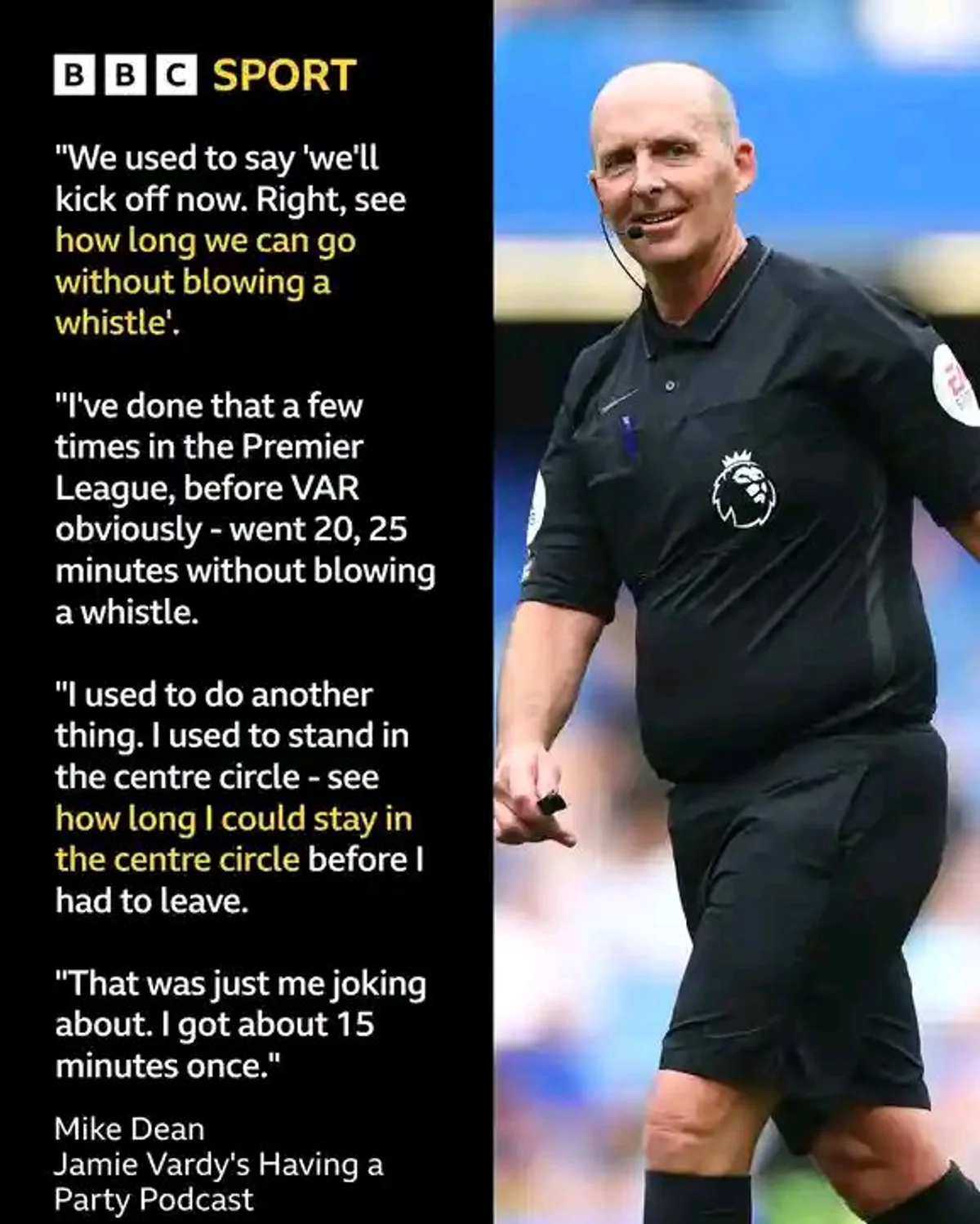 FORMER PREMIER LEAGUE REFERRE'S DAMNING CONFESSION 